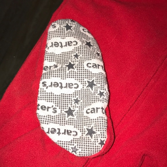 ❤️Carter’s 18 month Reindeer One Piece Footed PJ - Picture 2 of 5